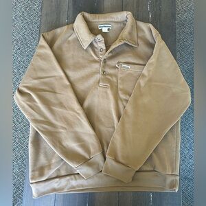 Vintage Weatherman 1/4 button pullover sweatshirt